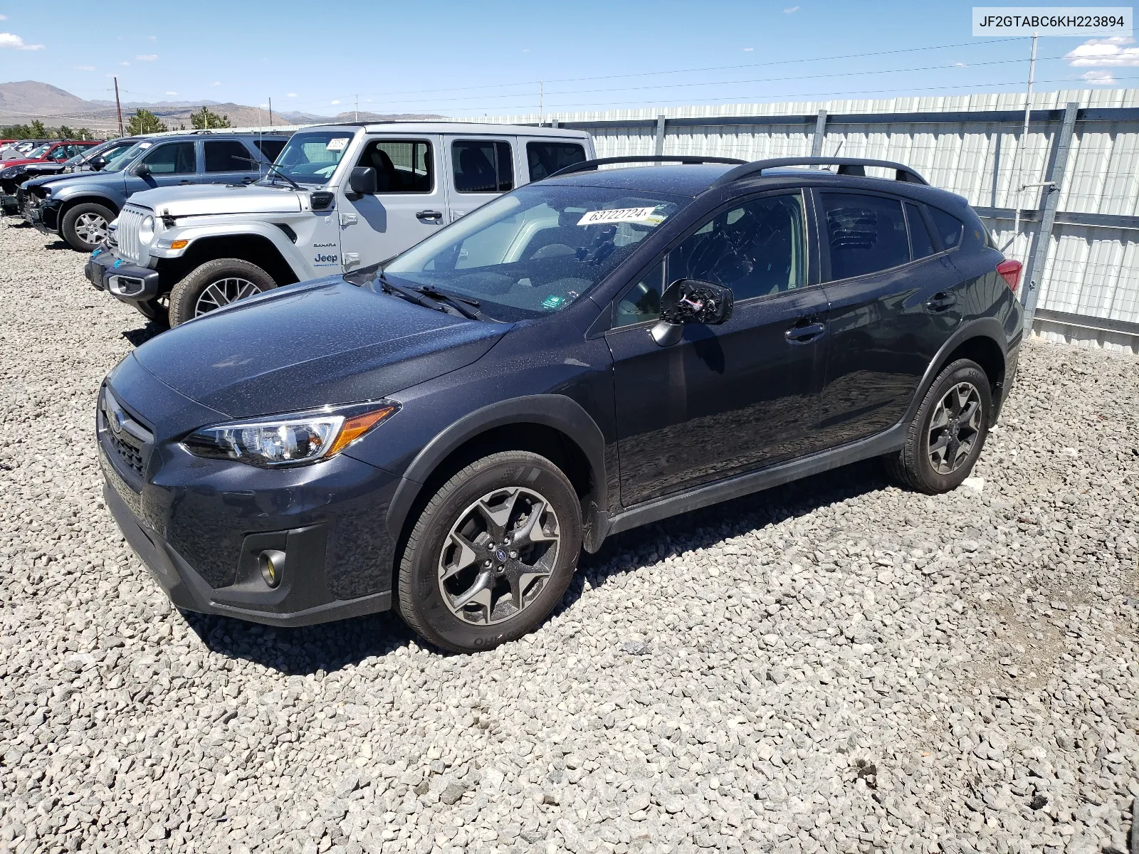 2019 Subaru Crosstrek VIN: JF2GTABC6KH223894 Lot: 63722724