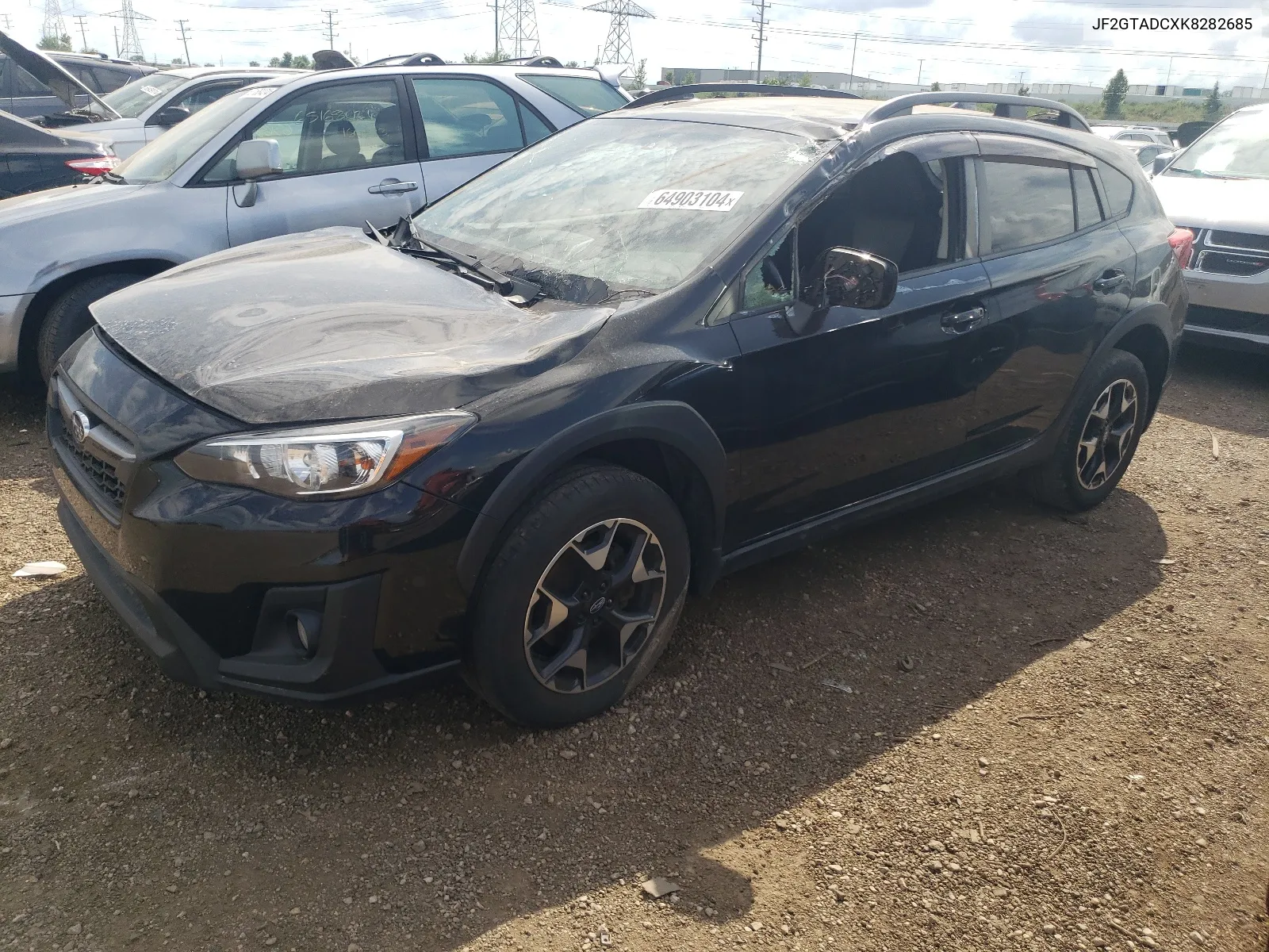 2019 Subaru Crosstrek Premium VIN: JF2GTADCXK8282685 Lot: 64903104