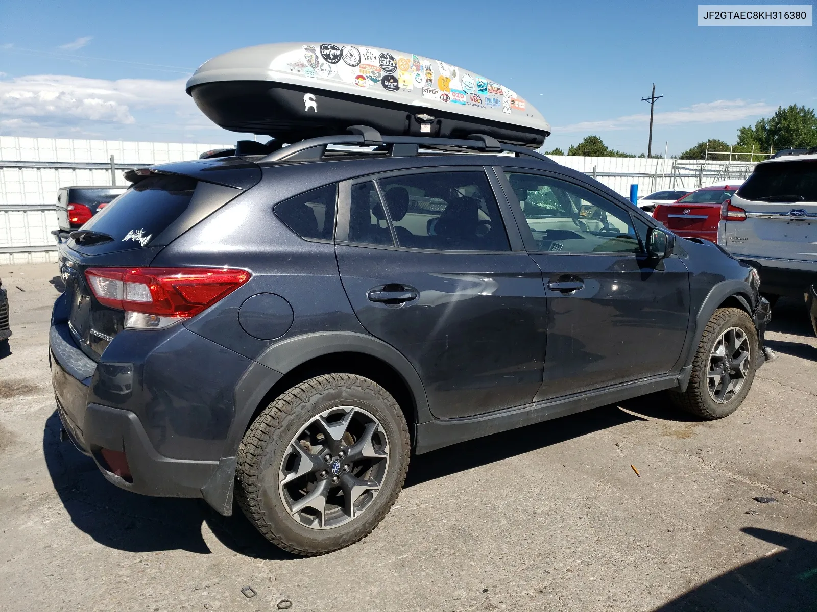 2019 Subaru Crosstrek Premium VIN: JF2GTAEC8KH316380 Lot: 67374074