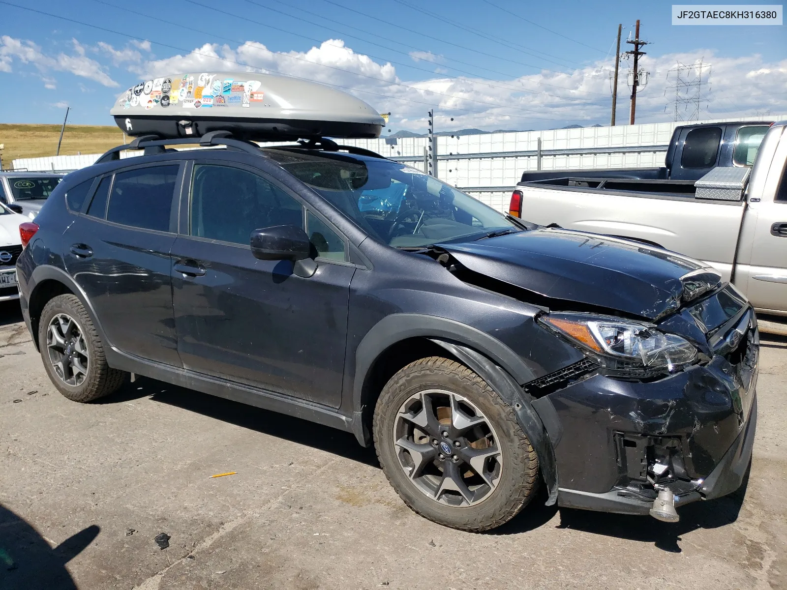 2019 Subaru Crosstrek Premium VIN: JF2GTAEC8KH316380 Lot: 67374074