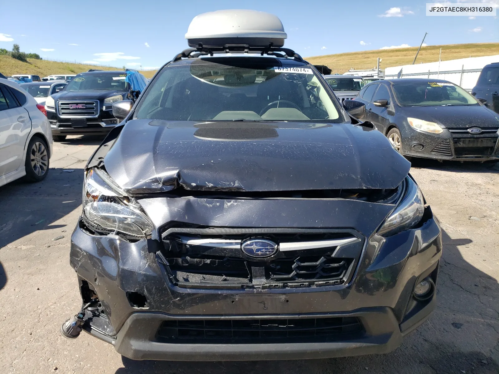 2019 Subaru Crosstrek Premium VIN: JF2GTAEC8KH316380 Lot: 67374074