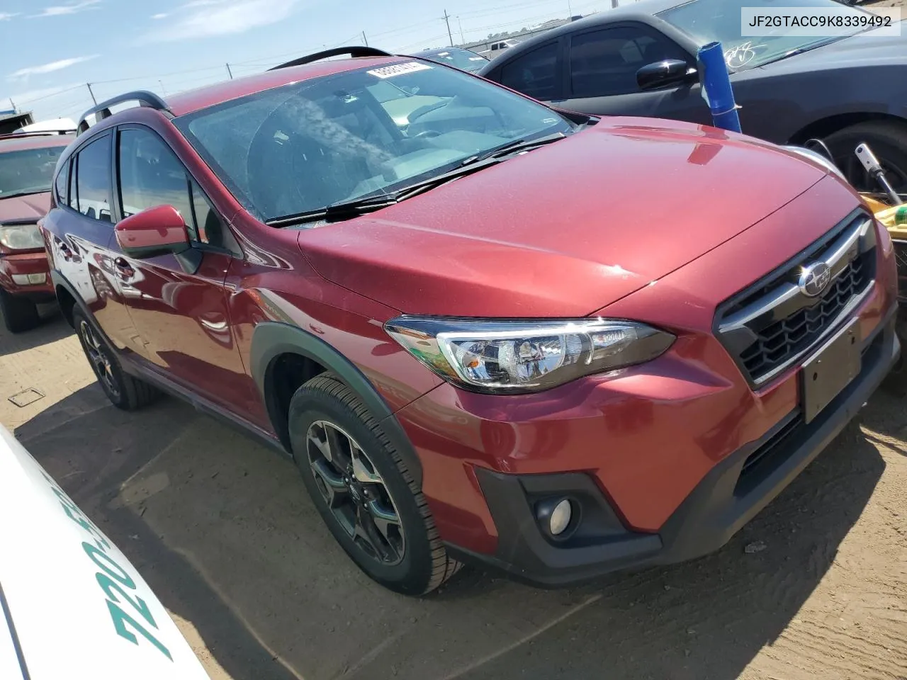 2019 Subaru Crosstrek Premium VIN: JF2GTACC9K8339492 Lot: 68681474