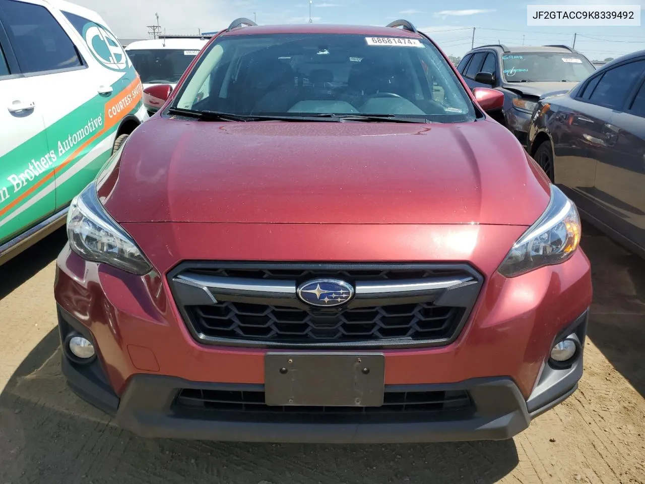 2019 Subaru Crosstrek Premium VIN: JF2GTACC9K8339492 Lot: 68681474