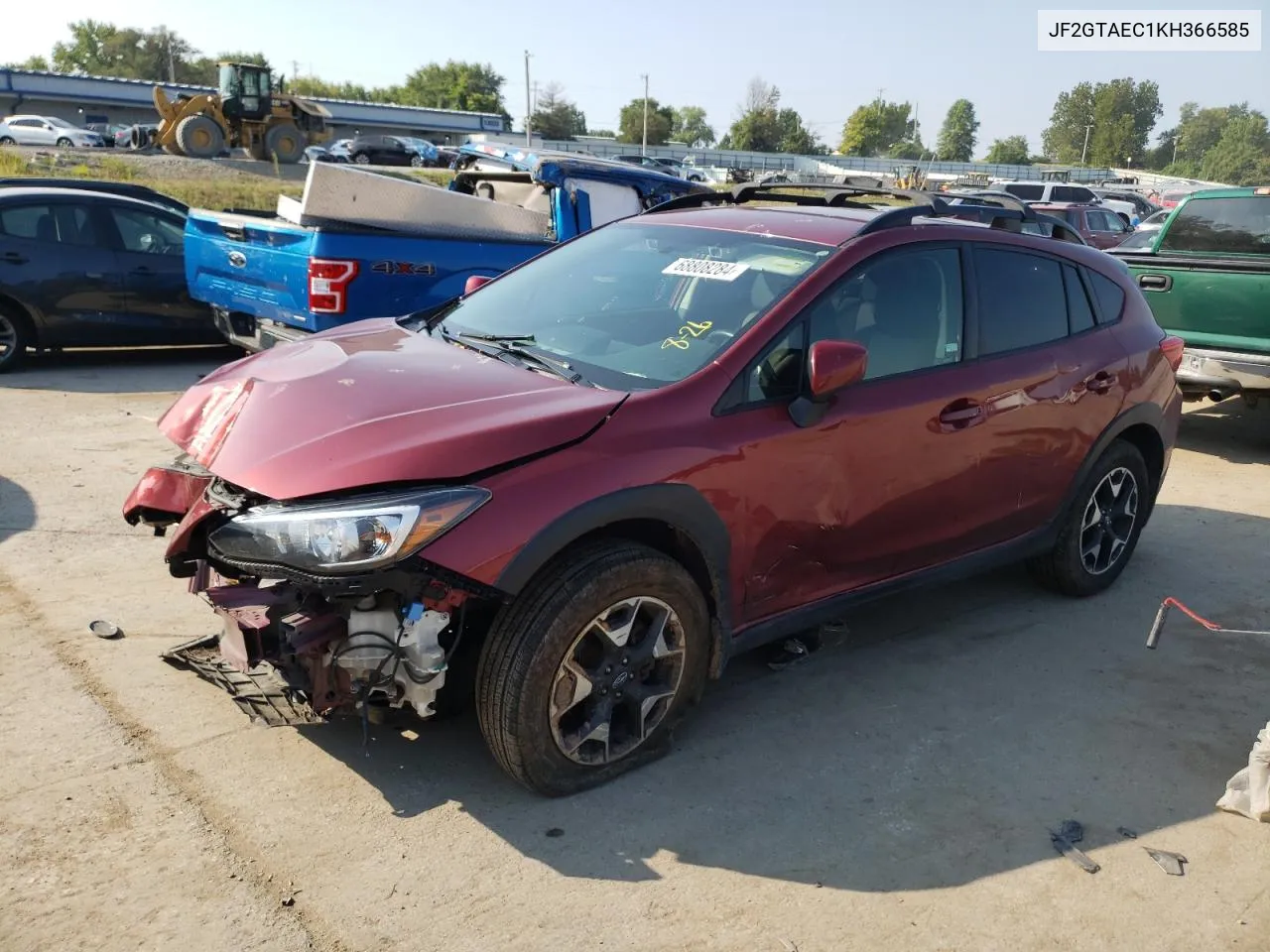 2019 Subaru Crosstrek Premium VIN: JF2GTAEC1KH366585 Lot: 68808284