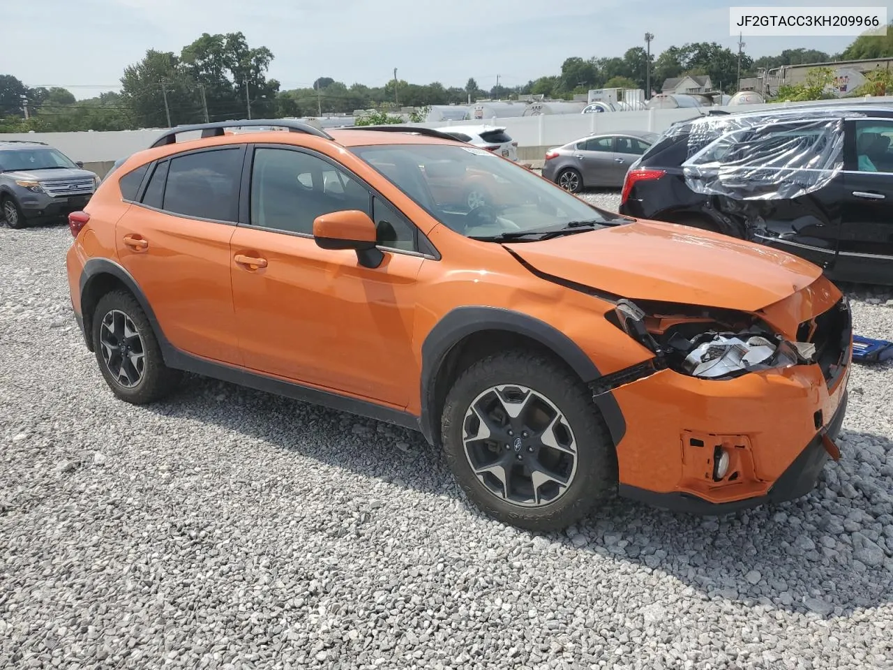 2019 Subaru Crosstrek Premium VIN: JF2GTACC3KH209966 Lot: 69065384