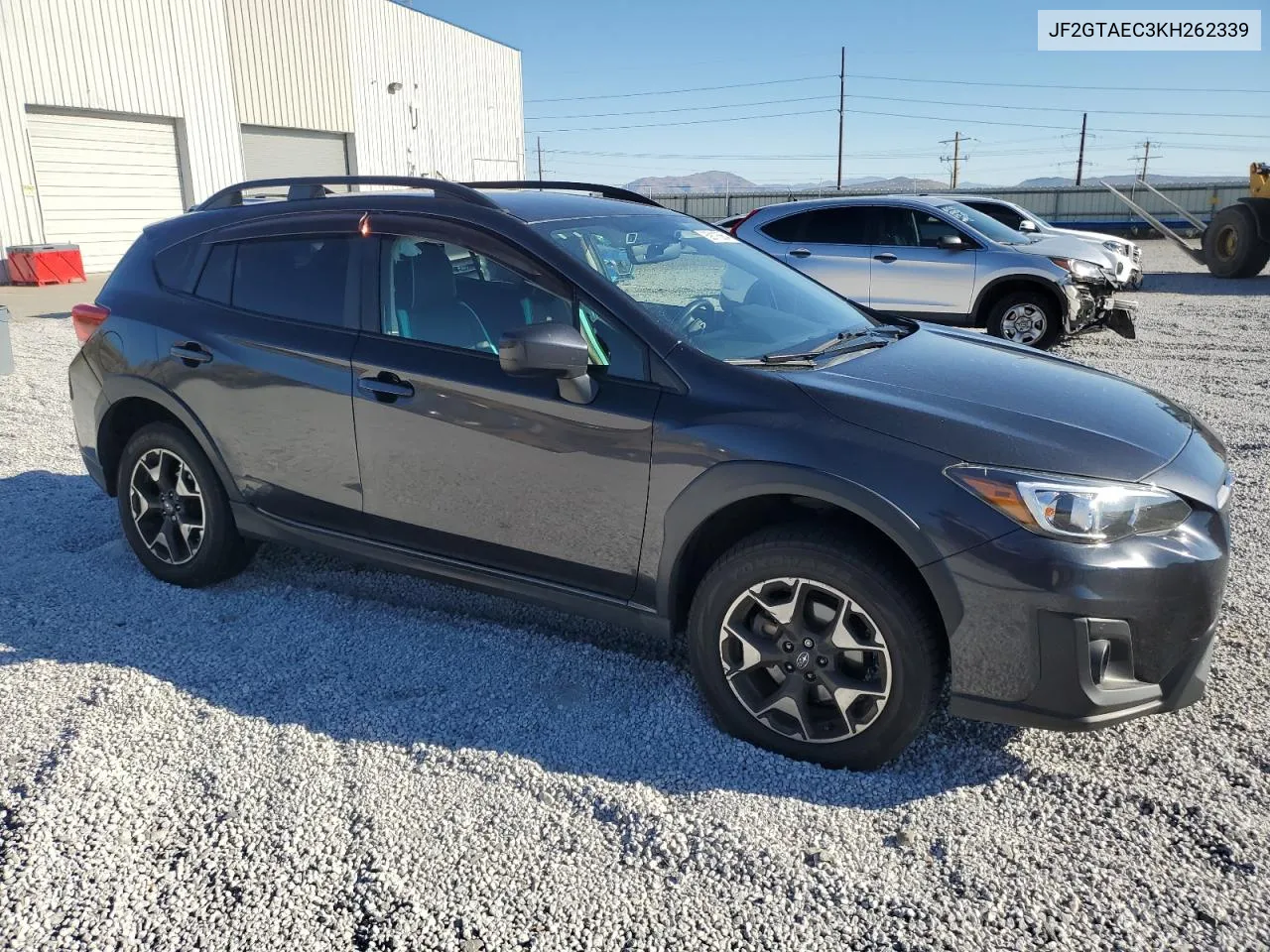 2019 Subaru Crosstrek Premium VIN: JF2GTAEC3KH262339 Lot: 69116664