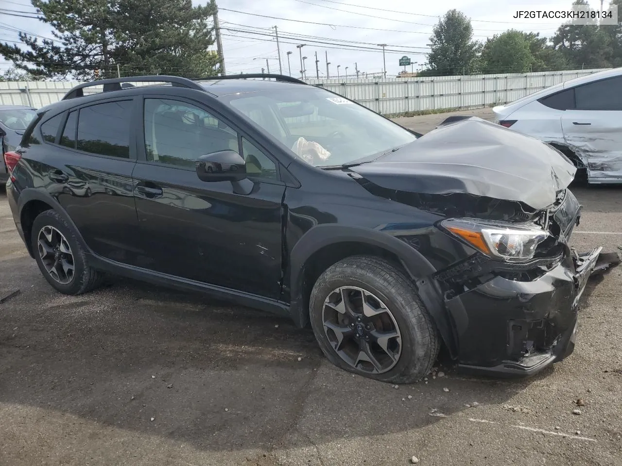 2019 Subaru Crosstrek Premium VIN: JF2GTACC3KH218134 Lot: 69242424