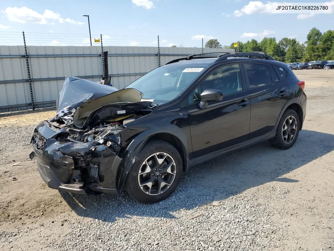 JF2GTAEC1K8226780 2019 Subaru Crosstrek Premium