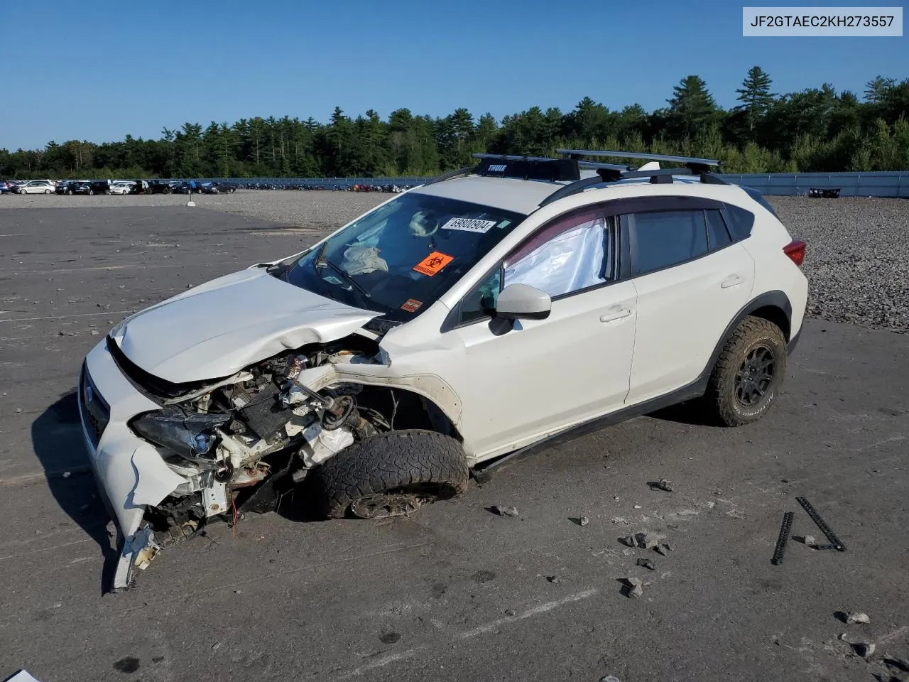 2019 Subaru Crosstrek Premium VIN: JF2GTAEC2KH273557 Lot: 69800904