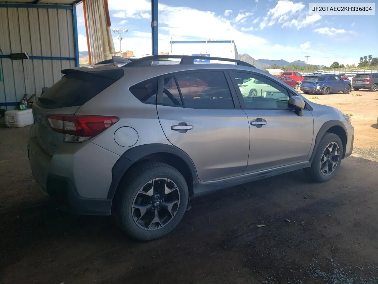 2019 Subaru Crosstrek Premium VIN: JF2GTAEC2KH336804 Lot: 70051904