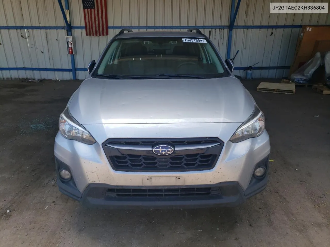 2019 Subaru Crosstrek Premium VIN: JF2GTAEC2KH336804 Lot: 70051904