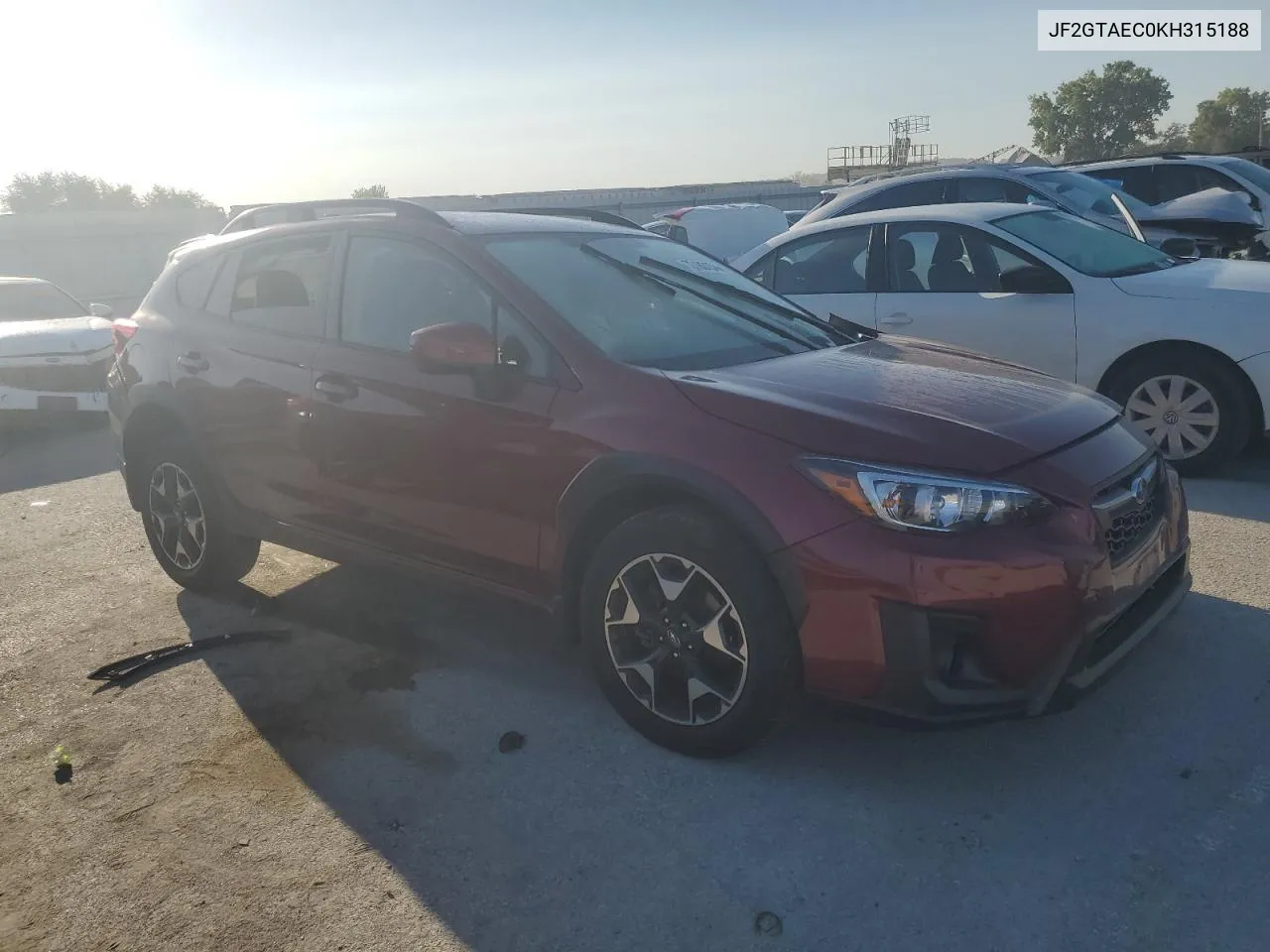 2019 Subaru Crosstrek Premium VIN: JF2GTAEC0KH315188 Lot: 70180154