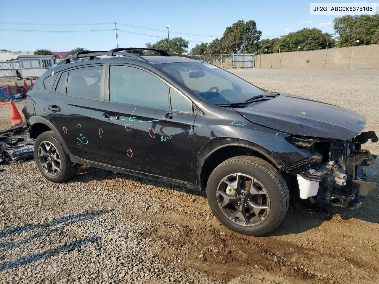 2019 Subaru Crosstrek VIN: JF2GTABC0K8375105 Lot: 70508424