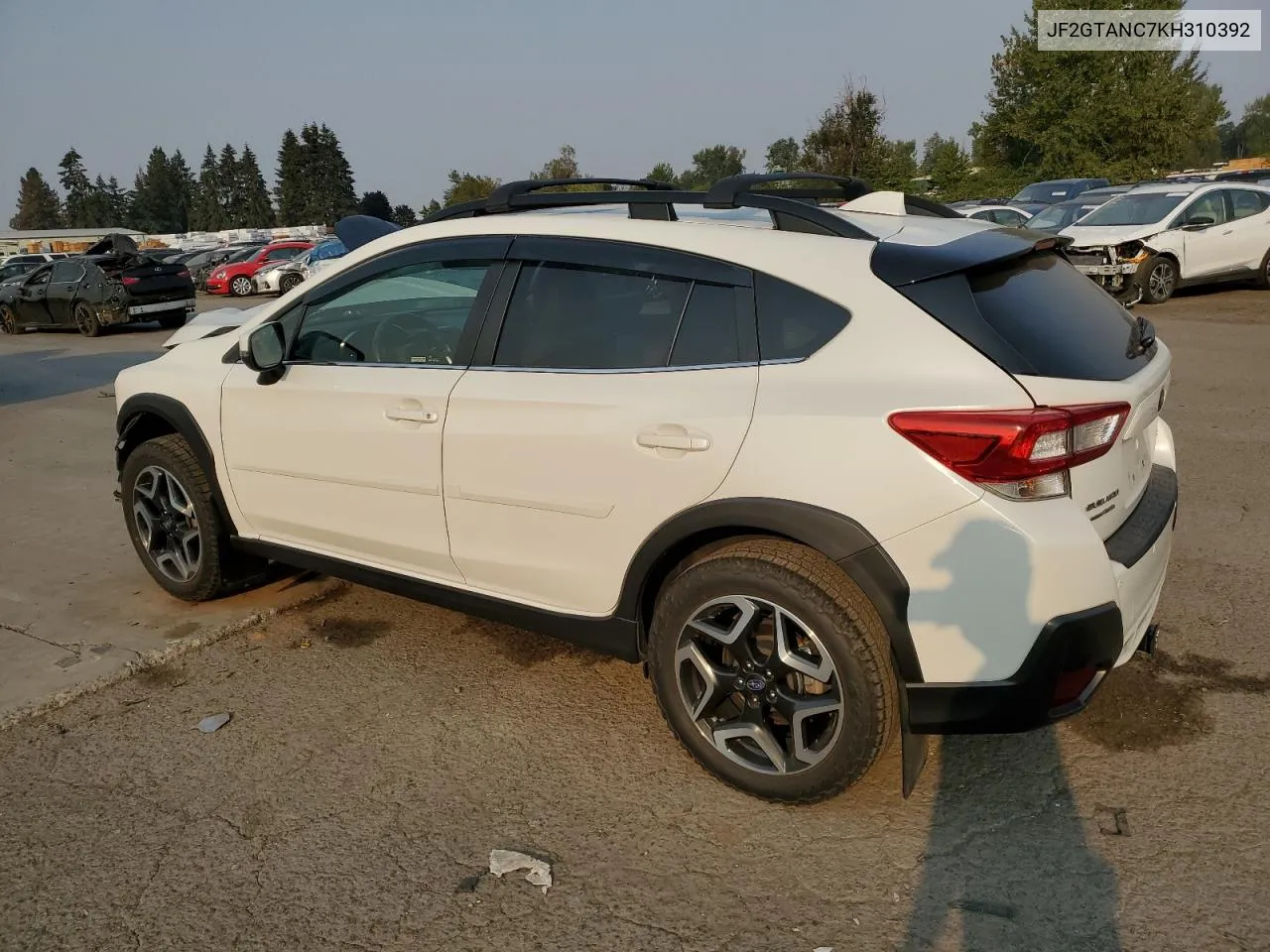 2019 Subaru Crosstrek Limited VIN: JF2GTANC7KH310392 Lot: 70519224