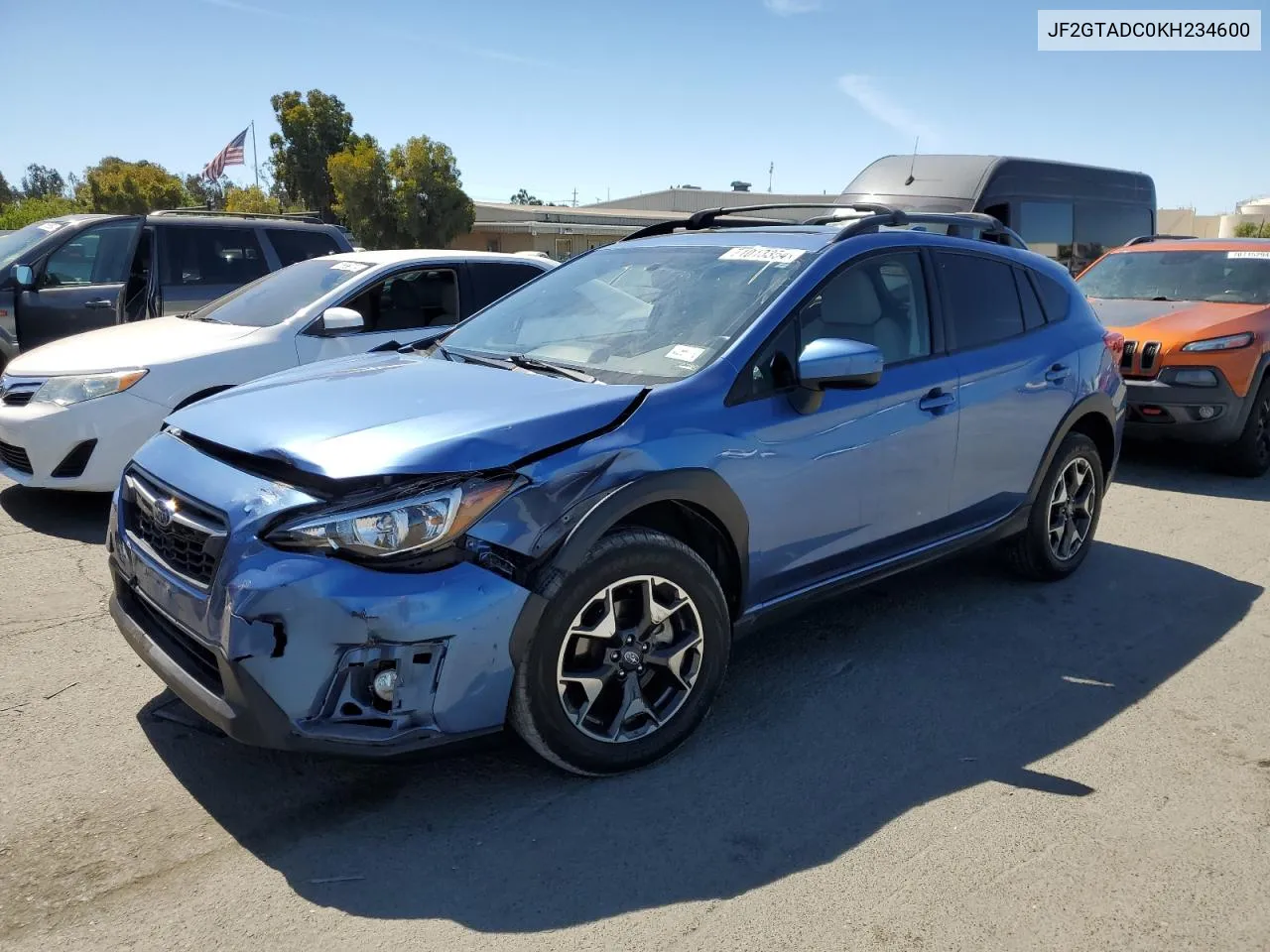 2019 Subaru Crosstrek Premium VIN: JF2GTADC0KH234600 Lot: 71013354