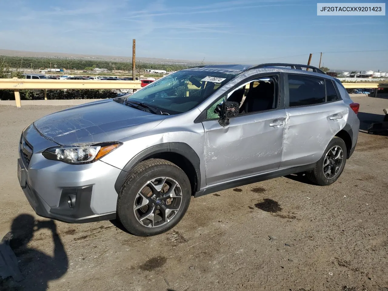 2019 Subaru Crosstrek Premium VIN: JF2GTACCXK9201423 Lot: 71106074