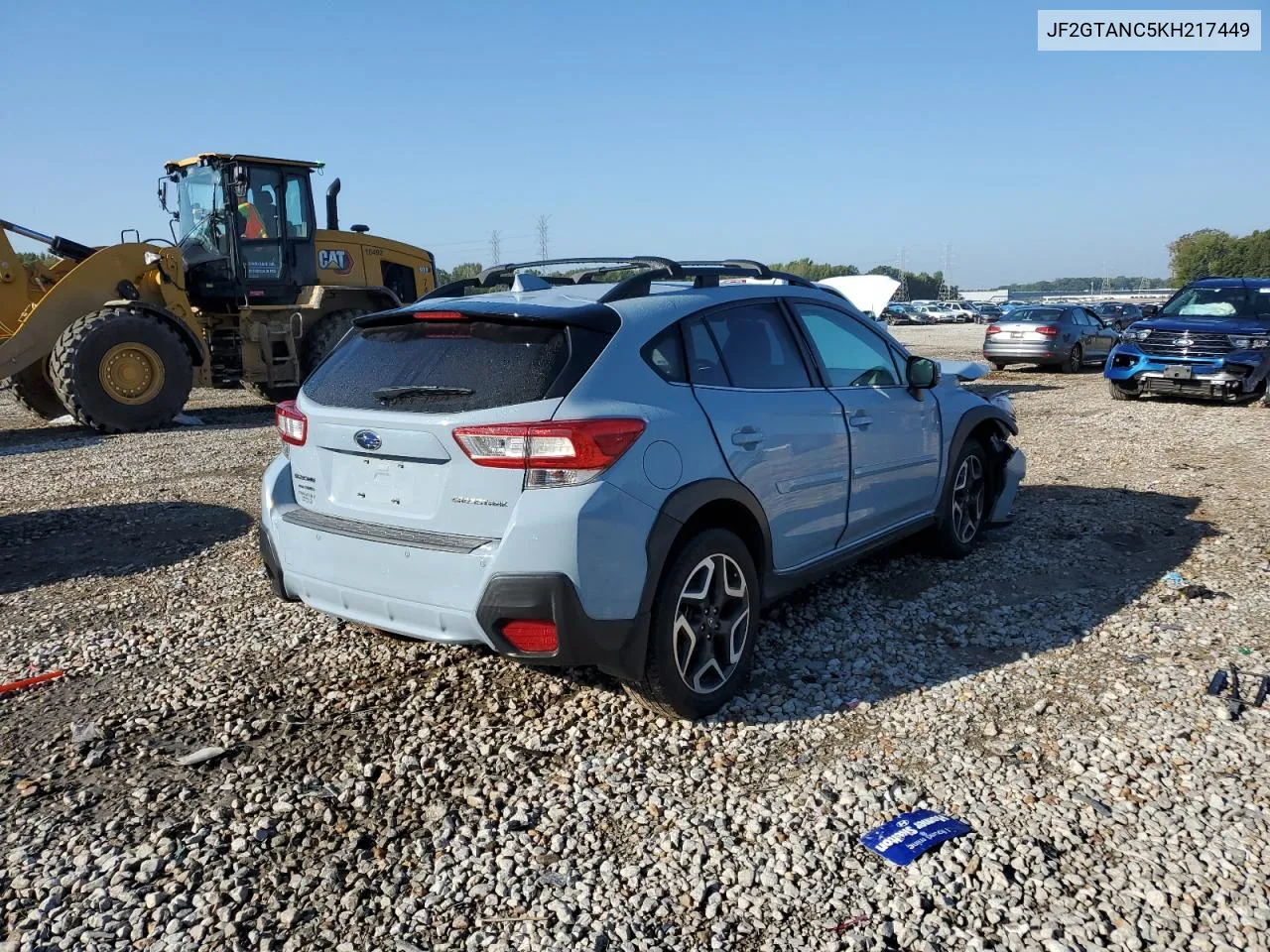 2019 Subaru Crosstrek Limited VIN: JF2GTANC5KH217449 Lot: 71603824