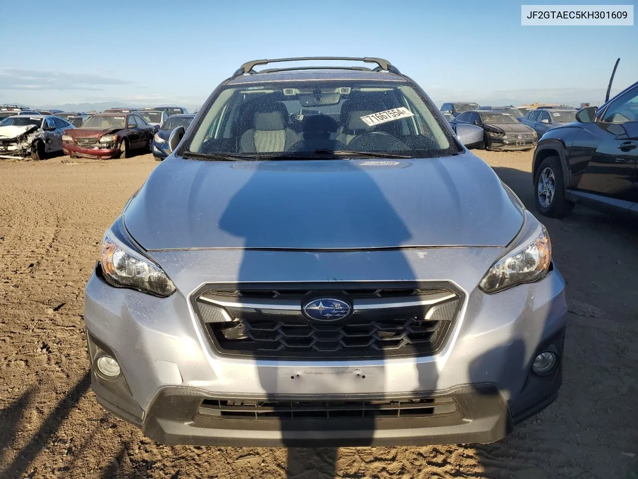 2019 Subaru Crosstrek Premium VIN: JF2GTAEC5KH301609 Lot: 71667554