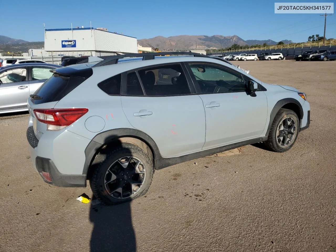 2019 Subaru Crosstrek Premium VIN: JF2GTACC5KH341577 Lot: 72778884