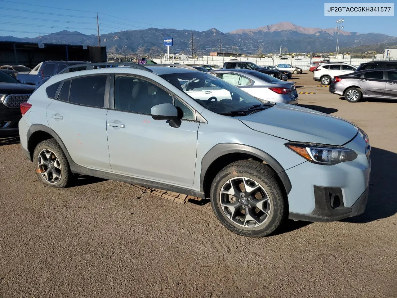 2019 Subaru Crosstrek Premium VIN: JF2GTACC5KH341577 Lot: 72778884