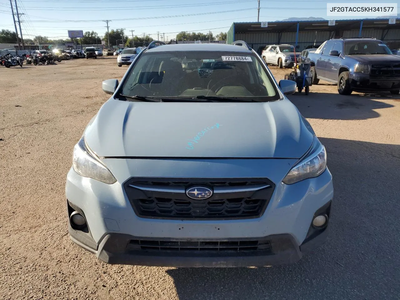 2019 Subaru Crosstrek Premium VIN: JF2GTACC5KH341577 Lot: 72778884