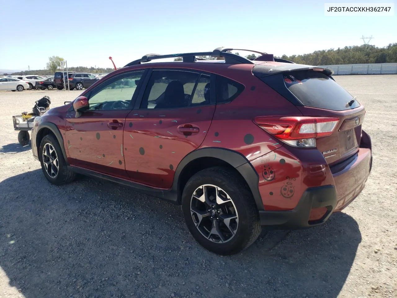 2019 Subaru Crosstrek Premium VIN: JF2GTACCXKH362747 Lot: 73378104