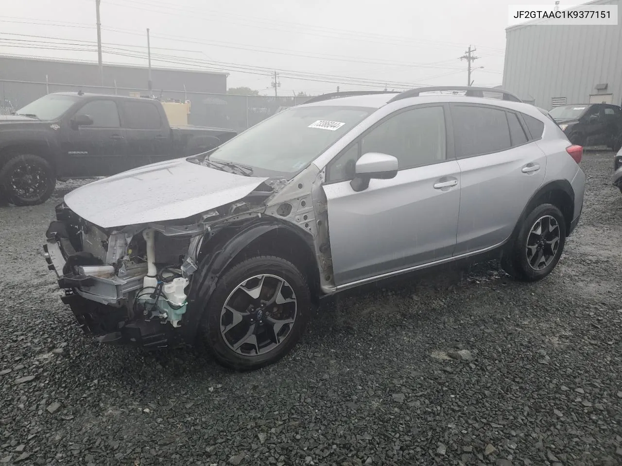 2019 Subaru Crosstrek VIN: JF2GTAAC1K9377151 Lot: 73386044