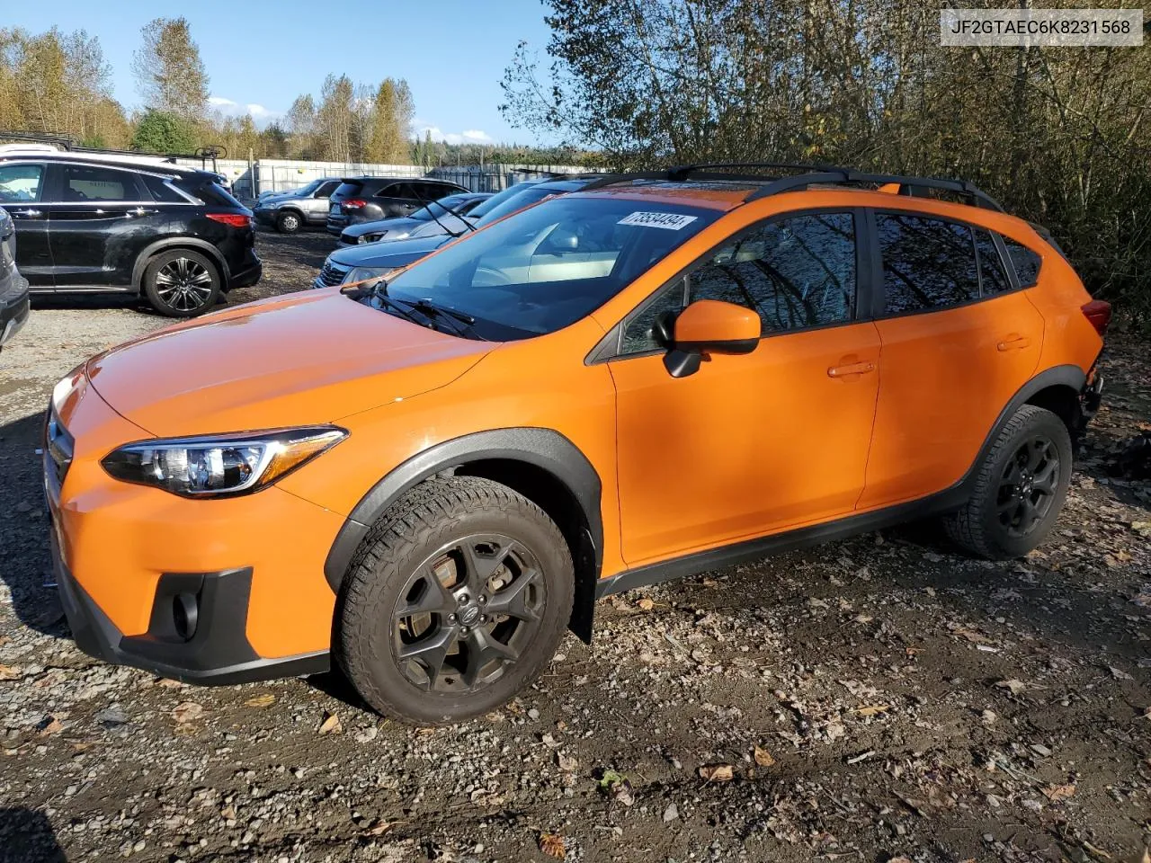 2019 Subaru Crosstrek Premium VIN: JF2GTAEC6K8231568 Lot: 73534494