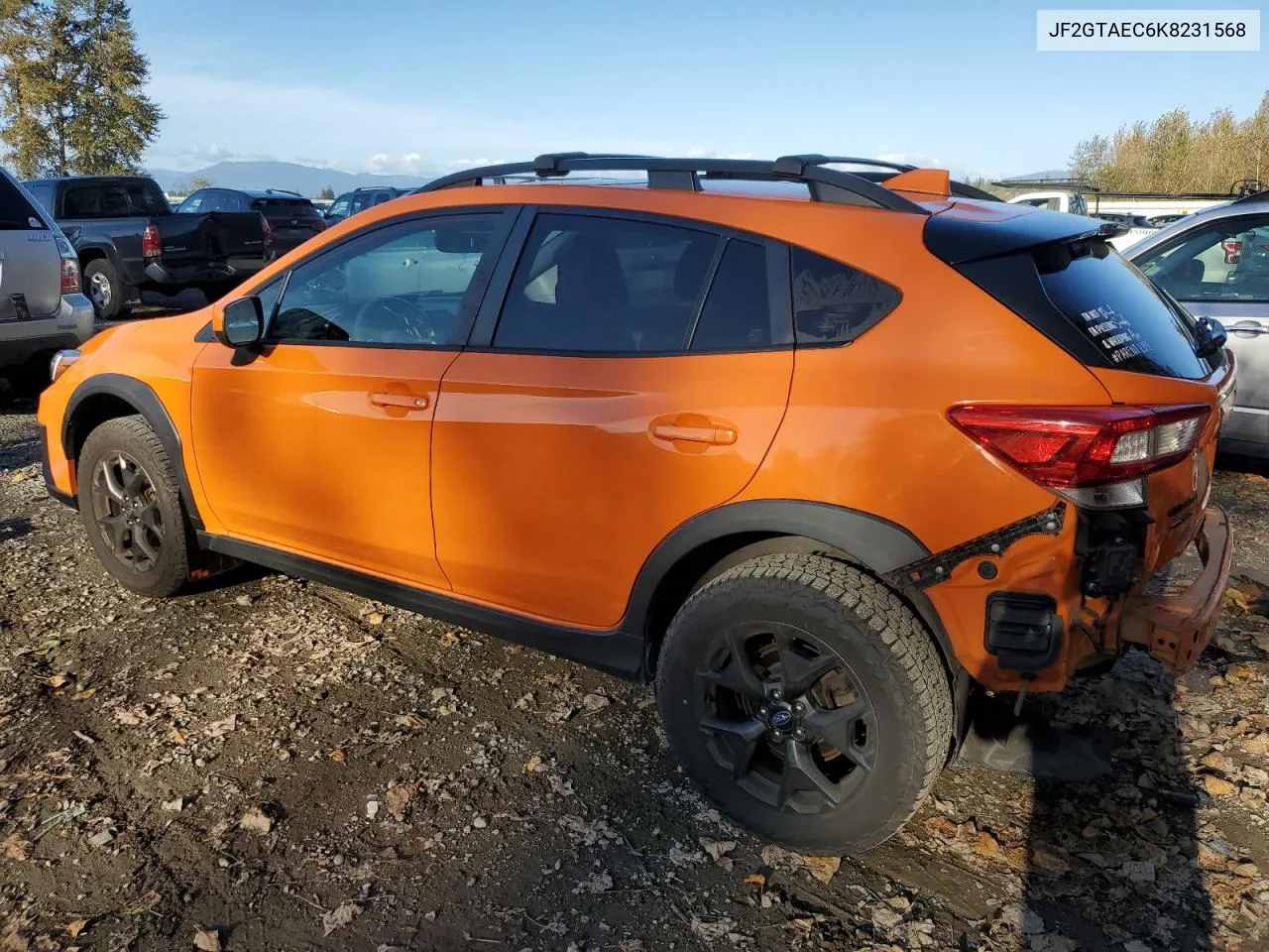 2019 Subaru Crosstrek Premium VIN: JF2GTAEC6K8231568 Lot: 73534494