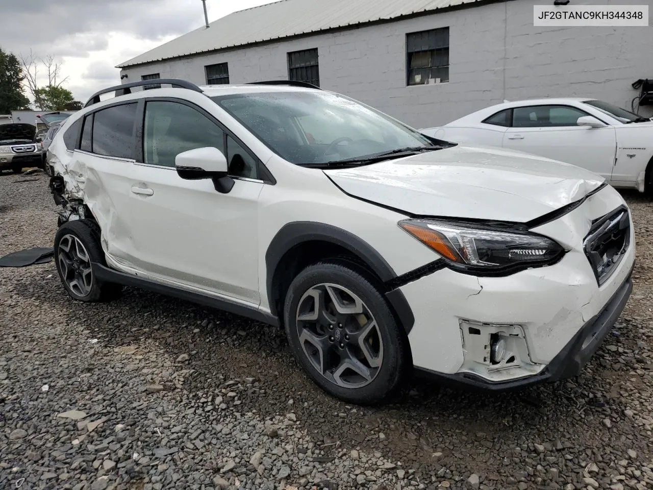 2019 Subaru Crosstrek Limited VIN: JF2GTANC9KH344348 Lot: 73636964