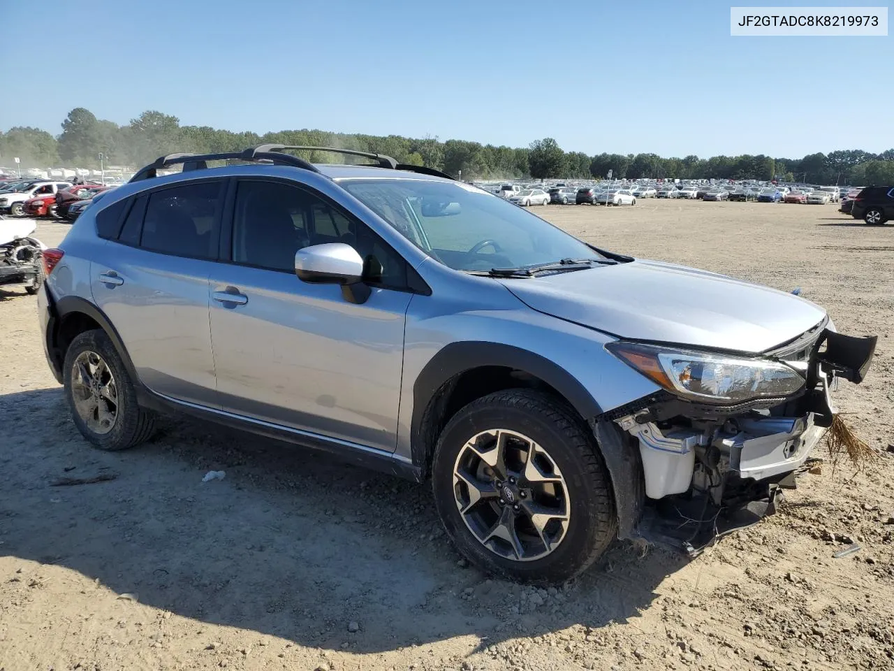 2019 Subaru Crosstrek Premium VIN: JF2GTADC8K8219973 Lot: 73723604