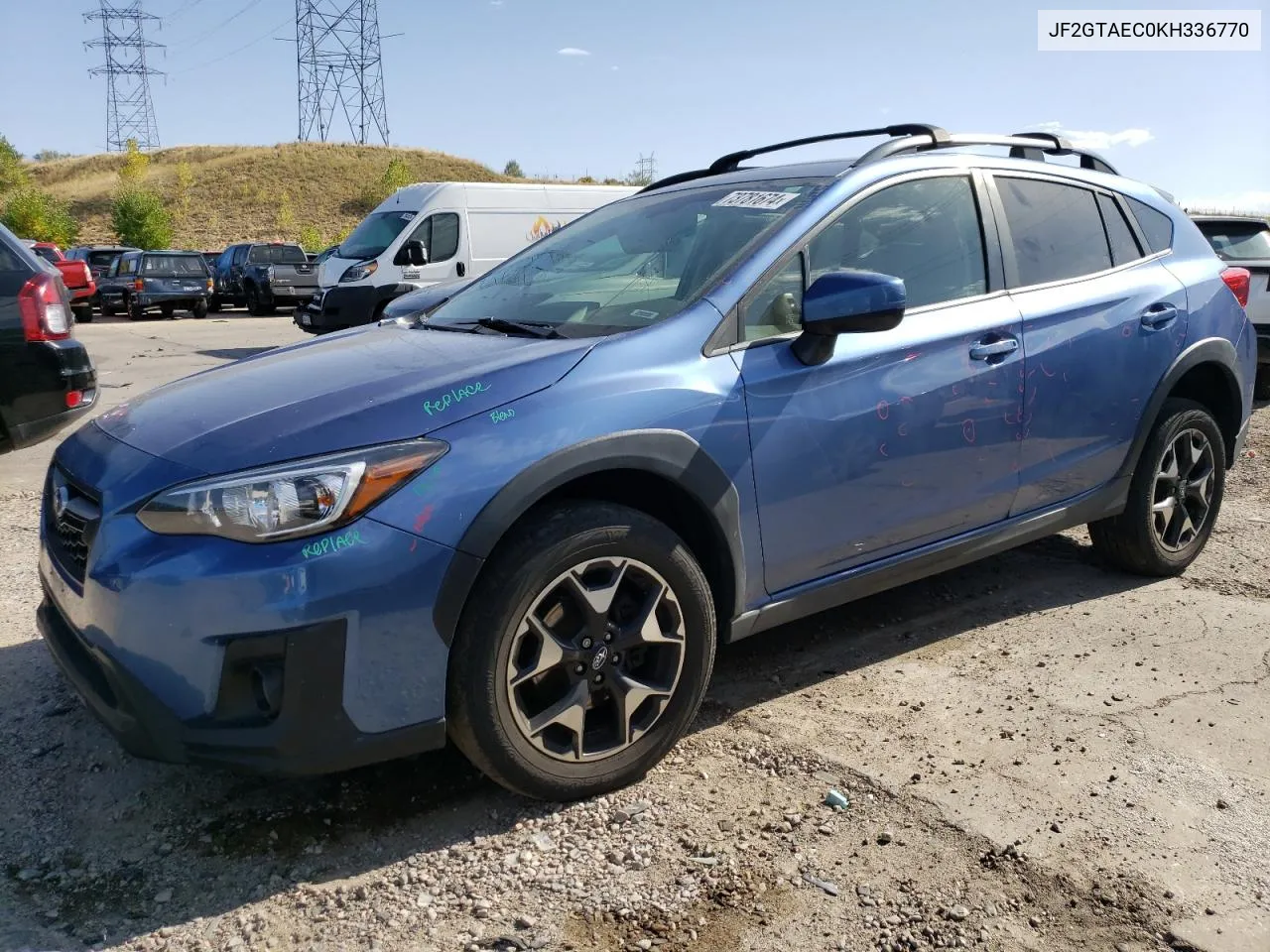 2019 Subaru Crosstrek Premium VIN: JF2GTAEC0KH336770 Lot: 73781674