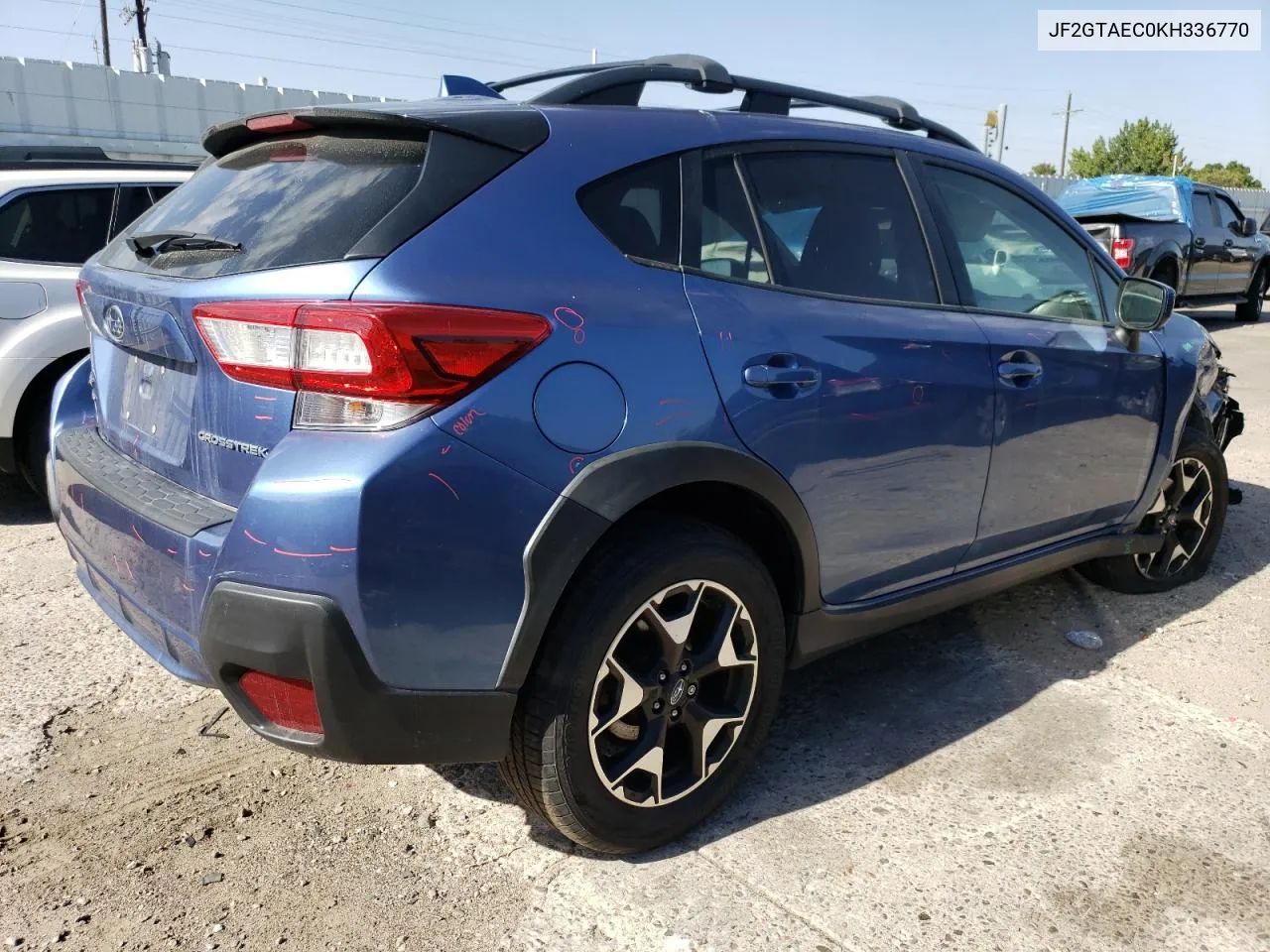 2019 Subaru Crosstrek Premium VIN: JF2GTAEC0KH336770 Lot: 73781674