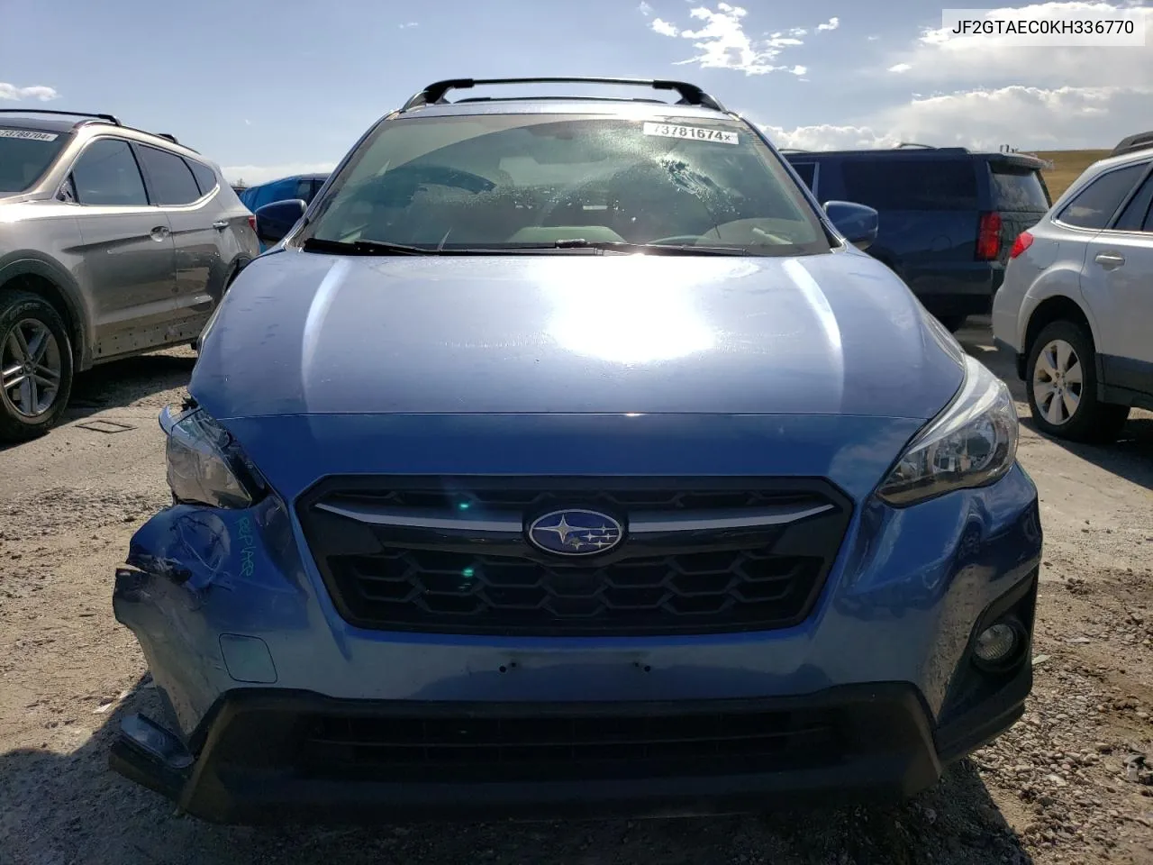 2019 Subaru Crosstrek Premium VIN: JF2GTAEC0KH336770 Lot: 73781674