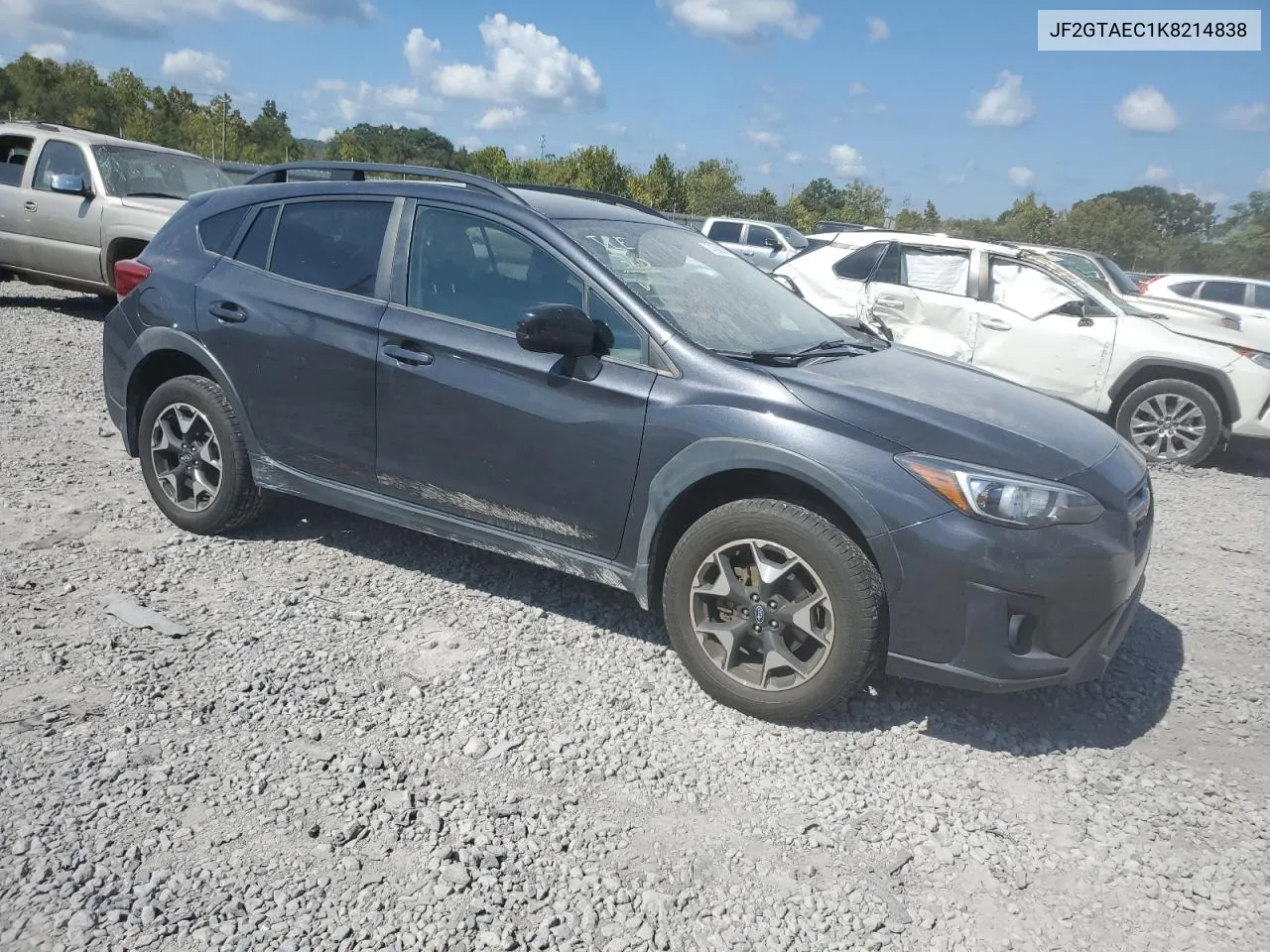 2019 Subaru Crosstrek Premium VIN: JF2GTAEC1K8214838 Lot: 74298434