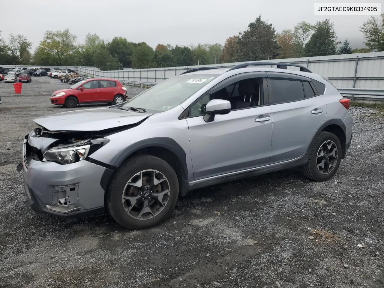 2019 Subaru Crosstrek Premium VIN: JF2GTAEC9K8334905 Lot: 74914854