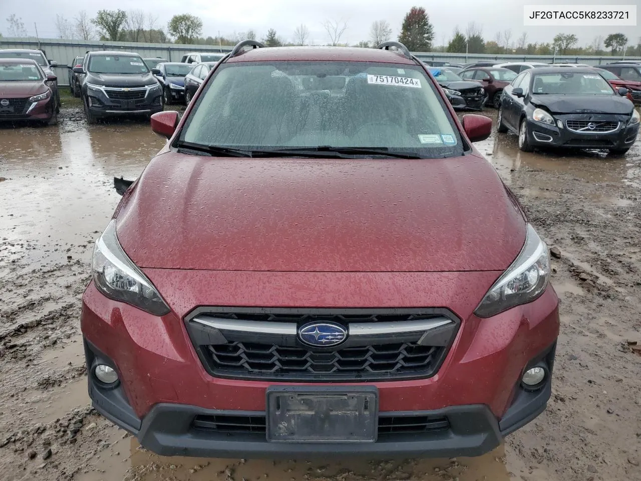 JF2GTACC5K8233721 2019 Subaru Crosstrek Premium