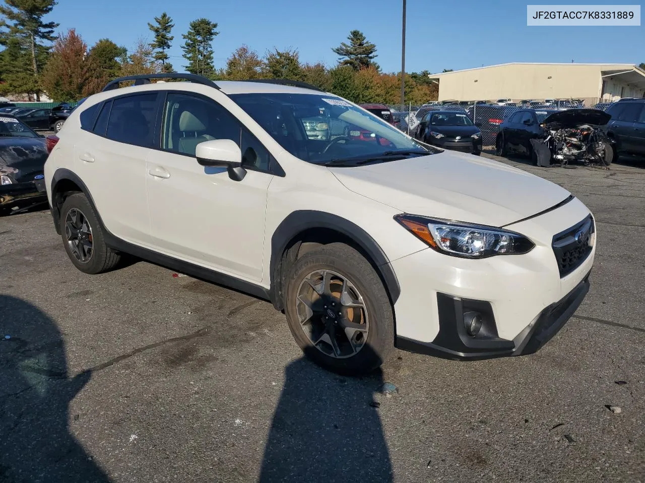 2019 Subaru Crosstrek Premium VIN: JF2GTACC7K8331889 Lot: 75395234