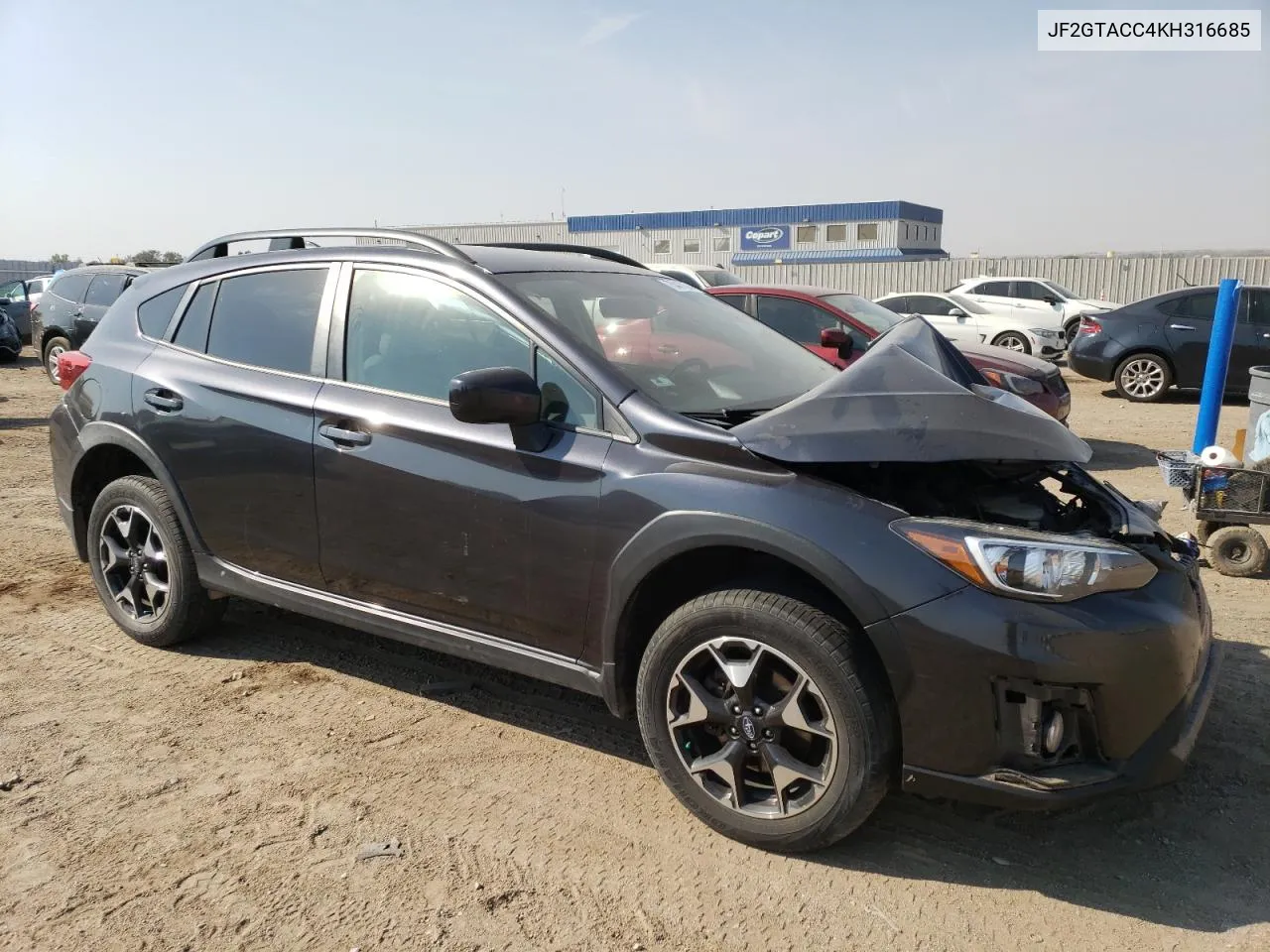 2019 Subaru Crosstrek Premium VIN: JF2GTACC4KH316685 Lot: 75447874