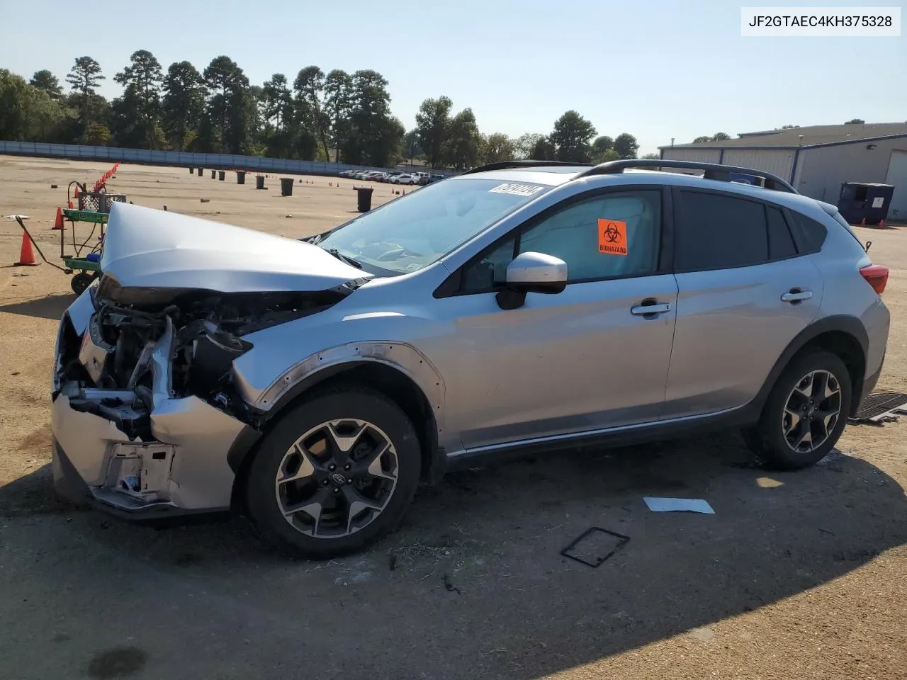 2019 Subaru Crosstrek Premium VIN: JF2GTAEC4KH375328 Lot: 75747724