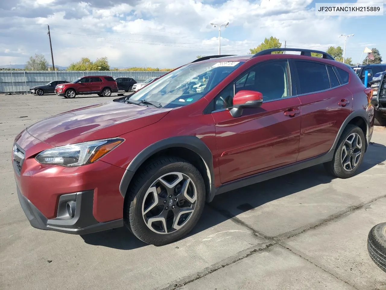 2019 Subaru Crosstrek Limited VIN: JF2GTANC1KH215889 Lot: 75859104