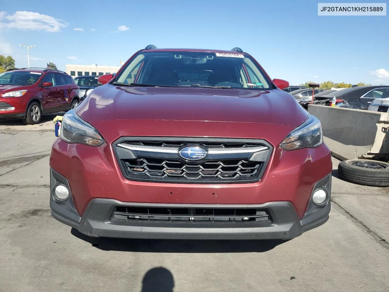 2019 Subaru Crosstrek Limited VIN: JF2GTANC1KH215889 Lot: 75859104