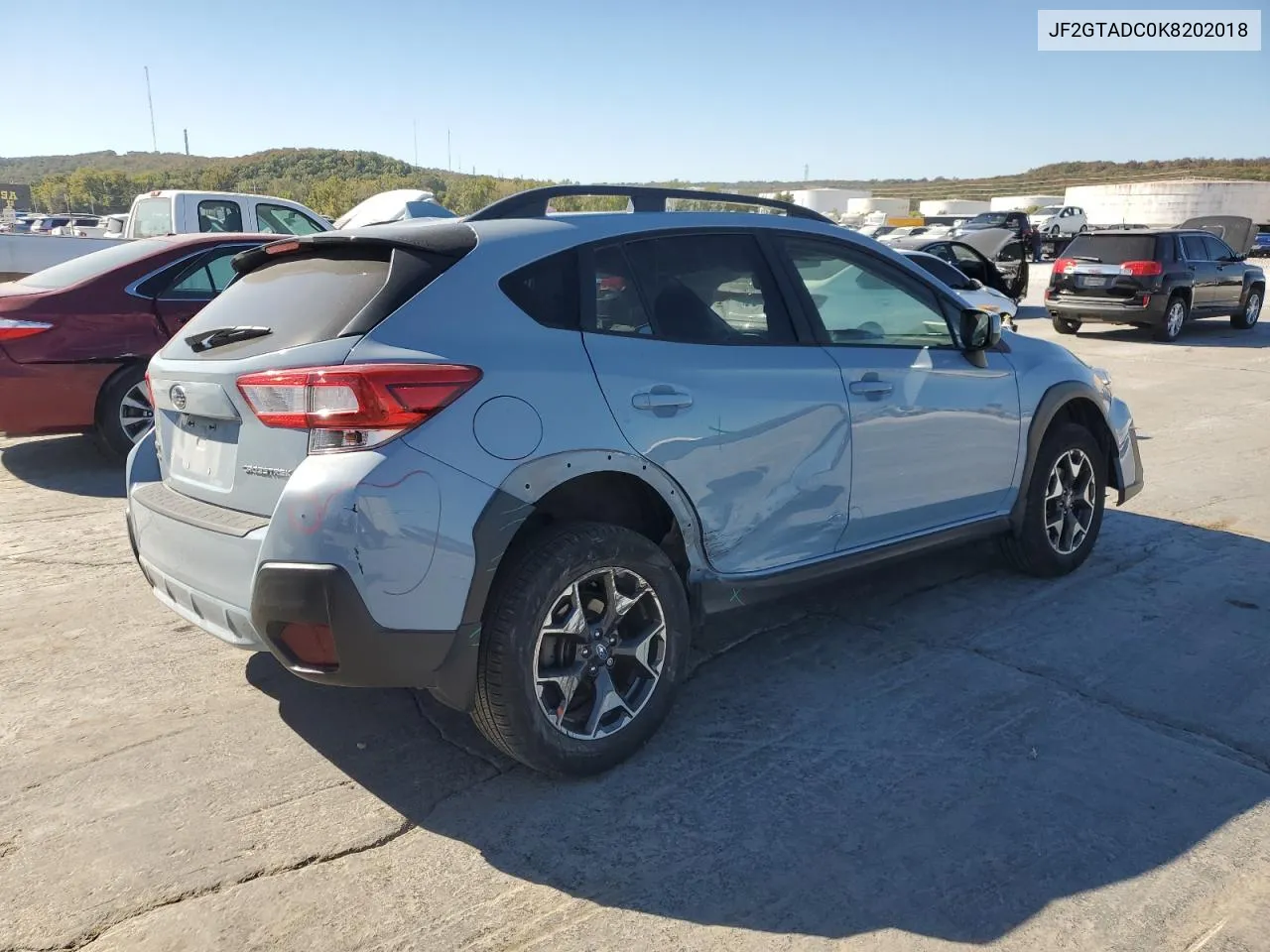 2019 Subaru Crosstrek Premium VIN: JF2GTADC0K8202018 Lot: 75898814