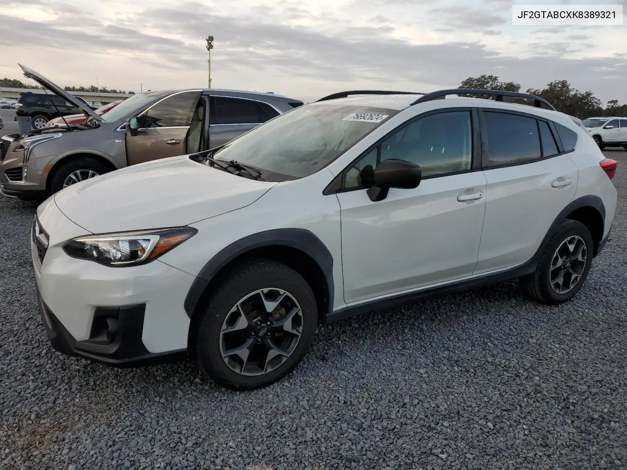 2019 Subaru Crosstrek VIN: JF2GTABCXK8389321 Lot: 76692624