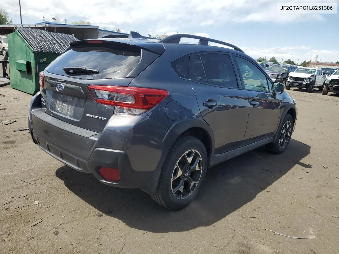 2020 Subaru Crosstrek Premium VIN: JF2GTAPC1L8251306 Lot: 50656204