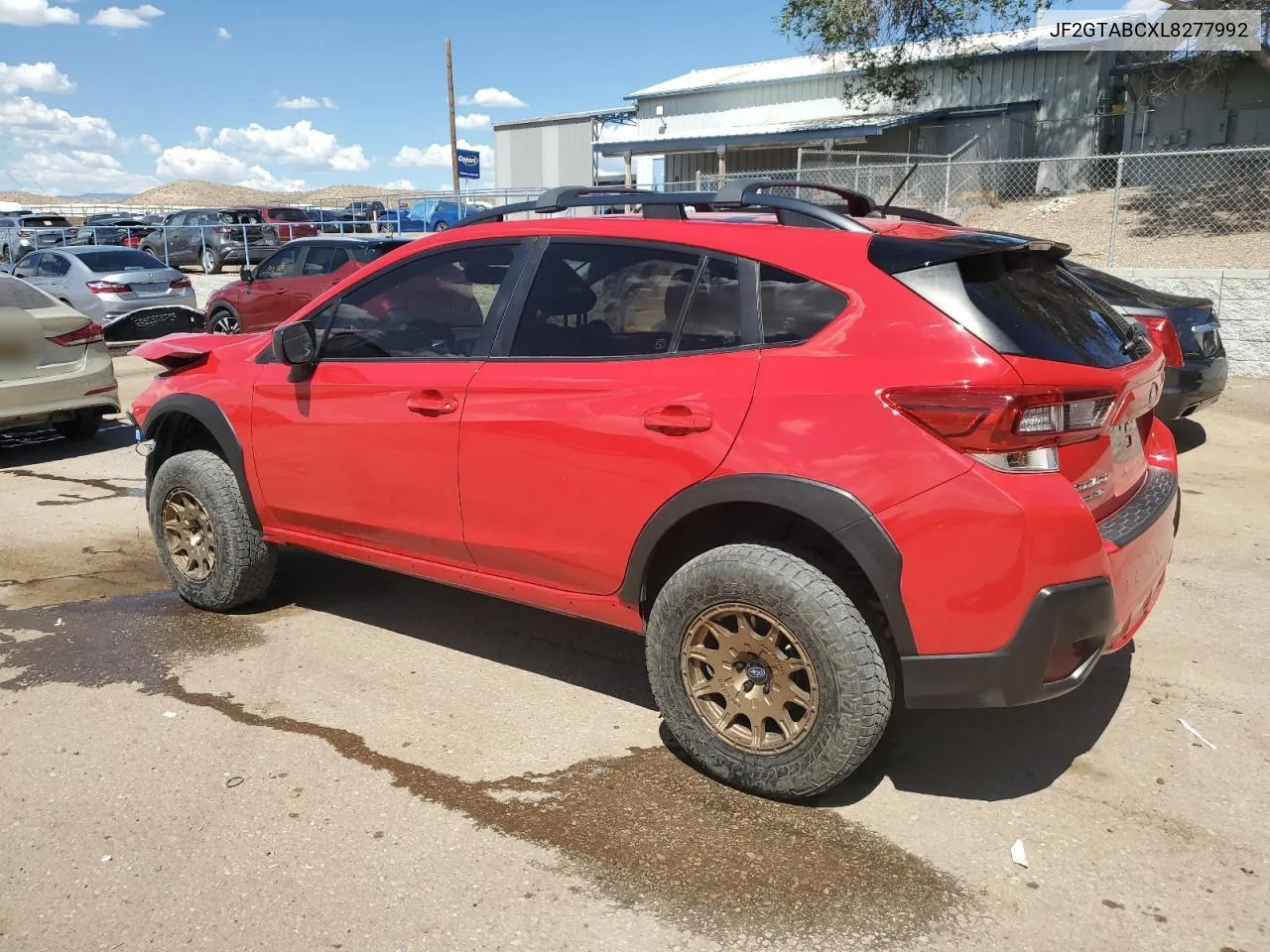 2020 Subaru Crosstrek VIN: JF2GTABCXL8277992 Lot: 58733784