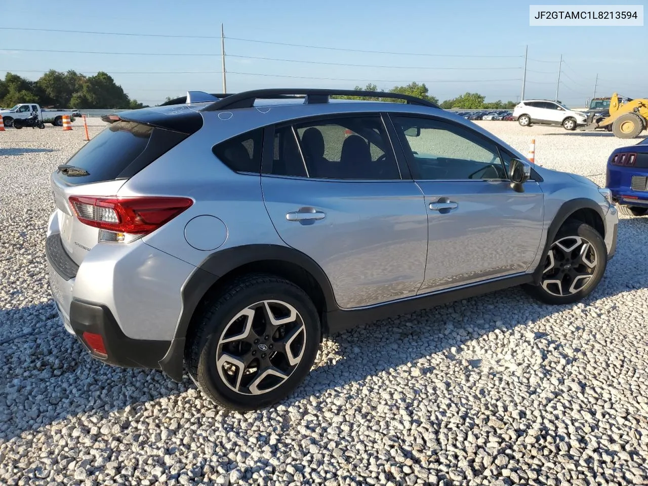 2020 Subaru Crosstrek Limited VIN: JF2GTAMC1L8213594 Lot: 61767534