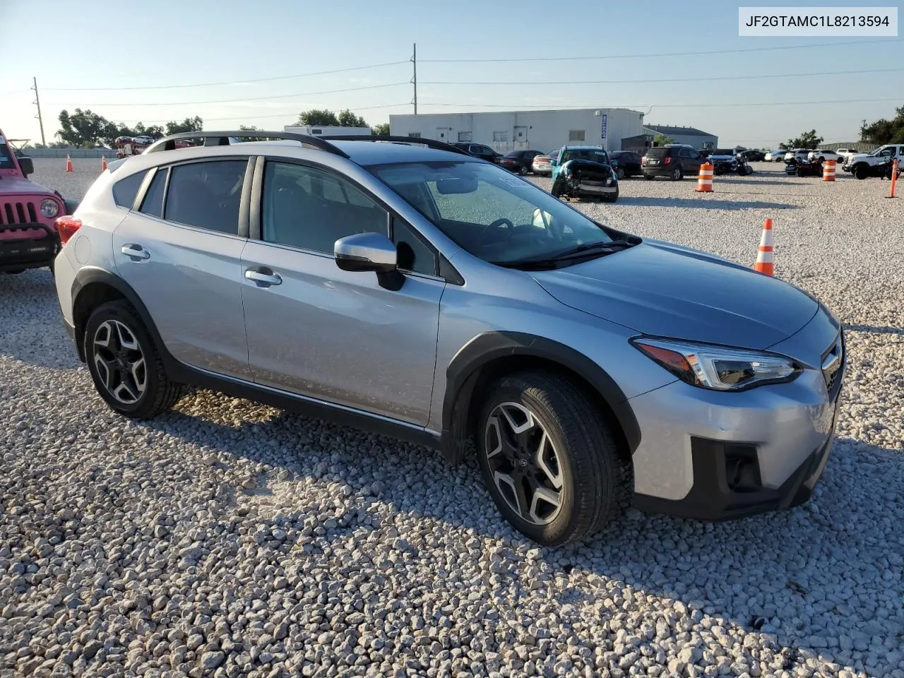 JF2GTAMC1L8213594 2020 Subaru Crosstrek Limited