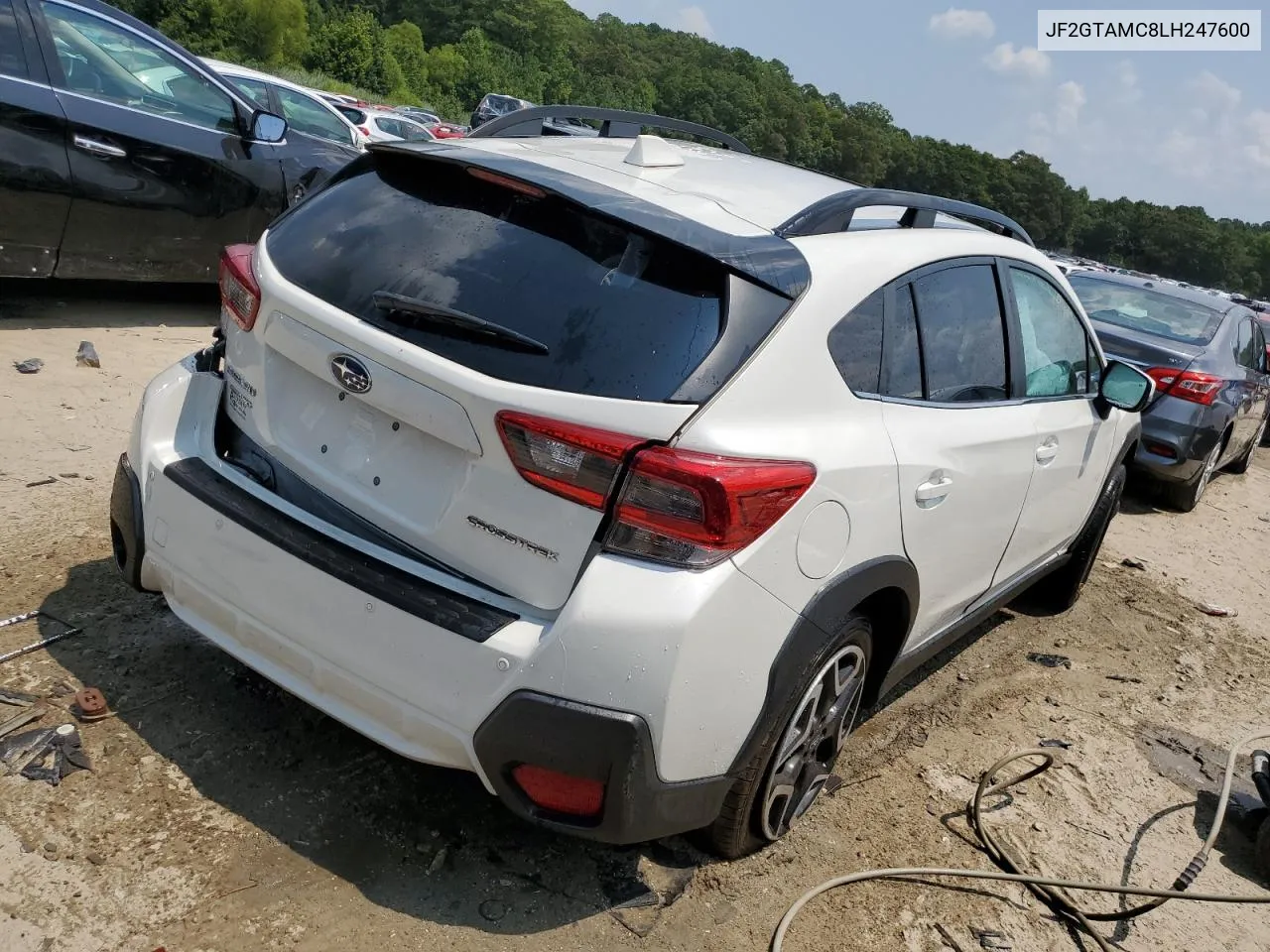 2020 Subaru Crosstrek Limited VIN: JF2GTAMC8LH247600 Lot: 65600474