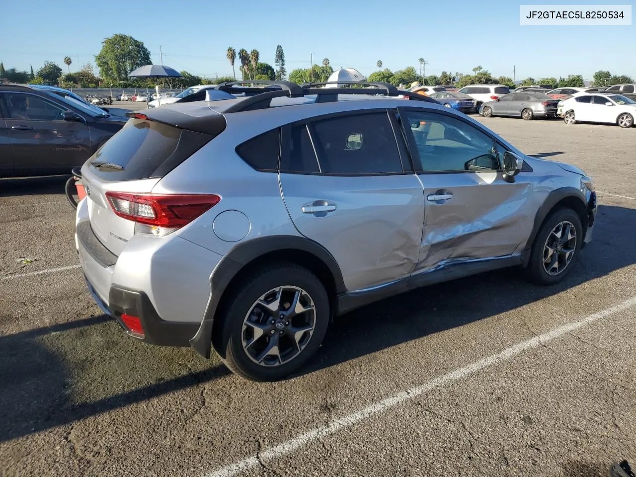 2020 Subaru Crosstrek Premium VIN: JF2GTAEC5L8250534 Lot: 68142724